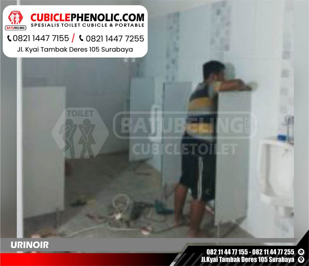 PASANG PEMBATAS URINOIR 1