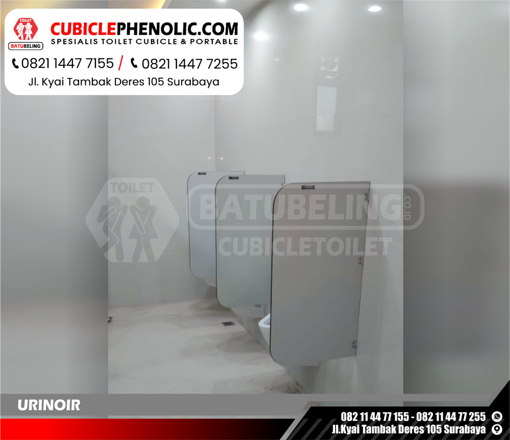 PASANG PEMBATAS URINOIR 2